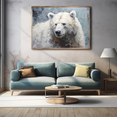 Polar Bear Oil Painting